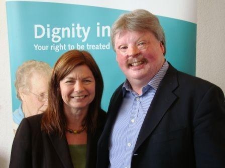 Simon Weston and Debbie Smith