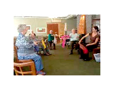 Sitting dancers