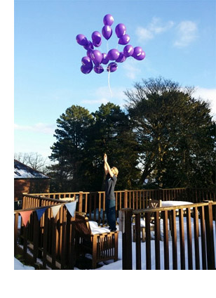 Balloon launch at Broom Croft